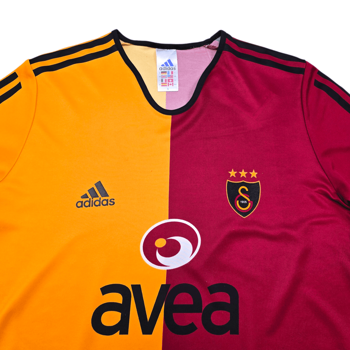 2005/06 Galatasaray Home Football Shirt (S) Adidas - Football Finery - FF203530A