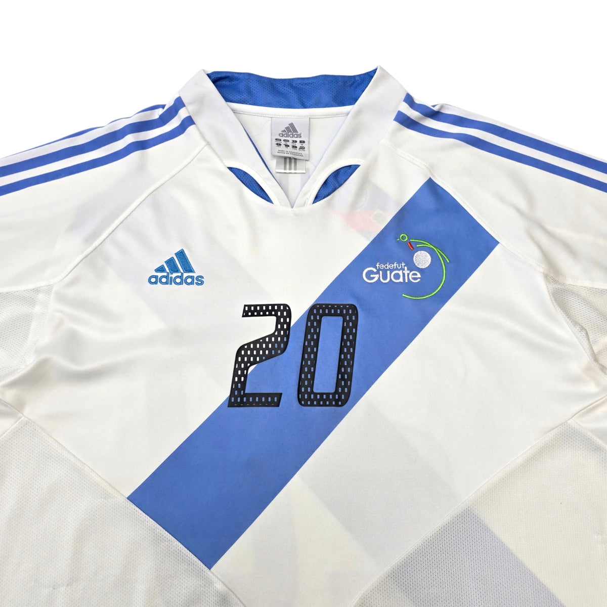 2005/06 Guatemala Home Football Shirt (XL) Adidas 20 Ruiz - Football Finery - FF306319C