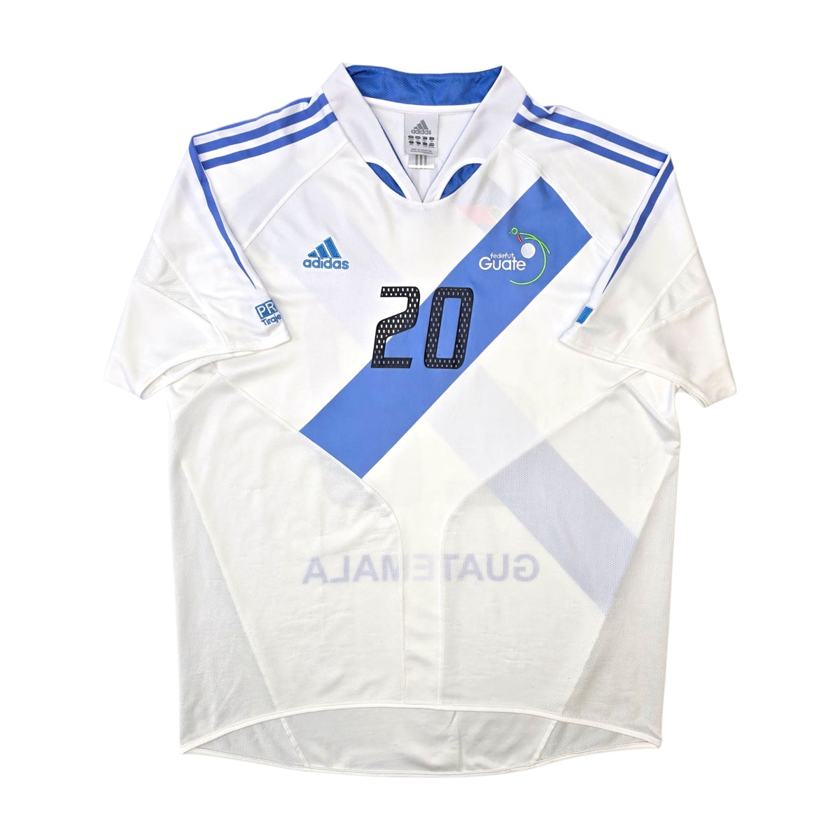 2005/06 Guatemala Home Football Shirt (XL) Adidas 20 Ruiz - Football Finery - FF306319C
