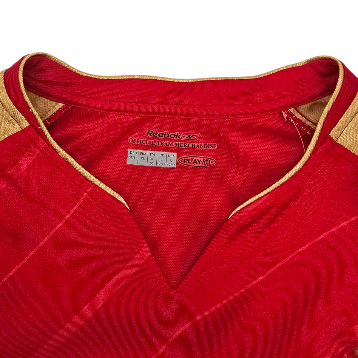 2005/06 Liverpool European Home Football Shirt (L) Reebok 10 Luis Garcia - Football Finery - FF301195