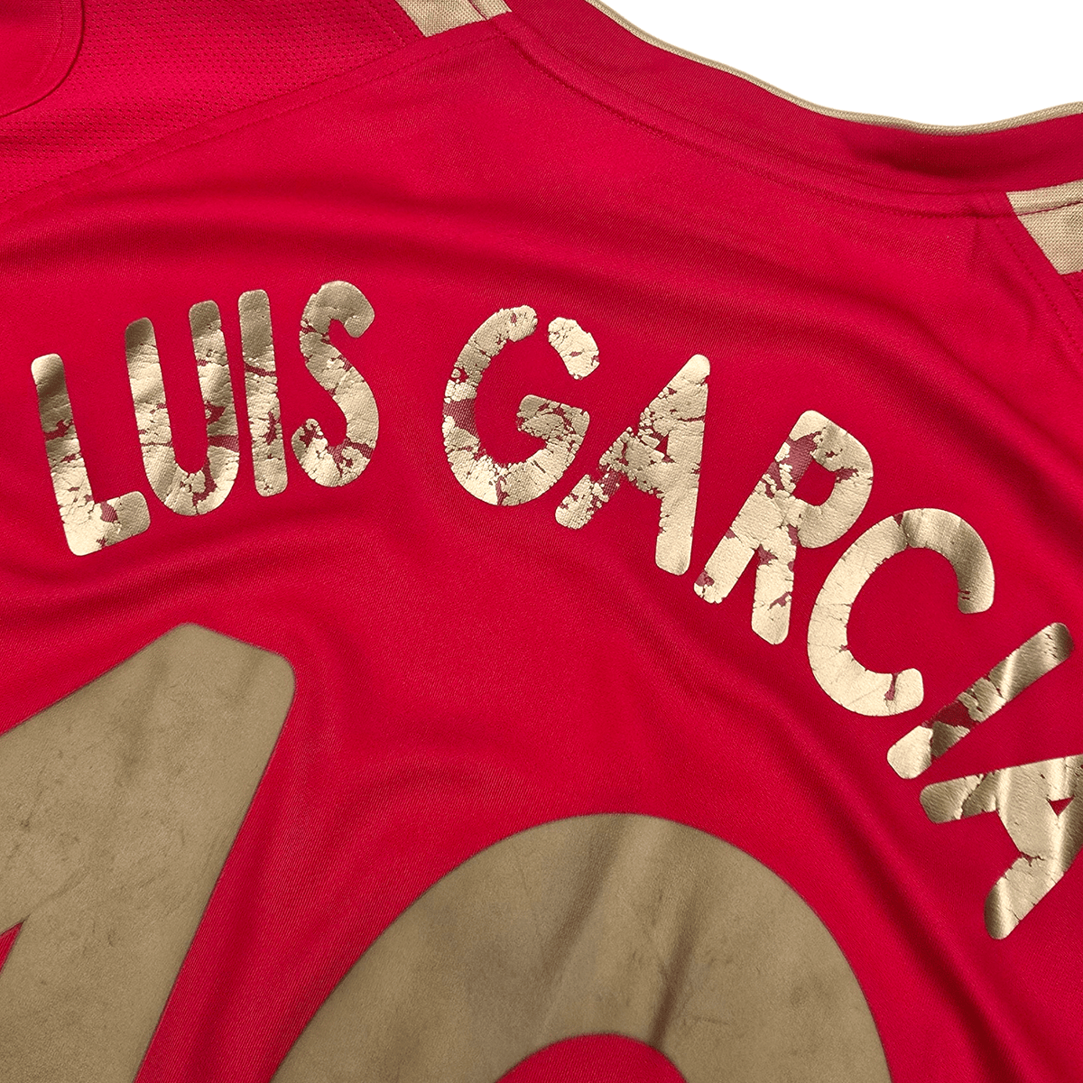 2005/06 Liverpool European Home Football Shirt (L) Reebok 10 Luis Garcia - Football Finery - FF301195