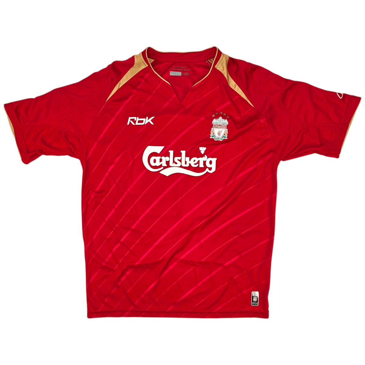 2005/06 Liverpool European Home Football Shirt (L) Reebok 10 Luis Garcia - Football Finery - FF301195