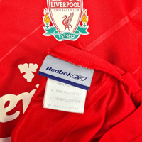 2005/06 Liverpool European Home Football Shirt (L) Reebok 10 Luis Garcia - Football Finery - FF301195