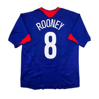 2005/06 Manchester United Away Football Shirt (L) Nike 8 Rooney - Football Finery - FF305991