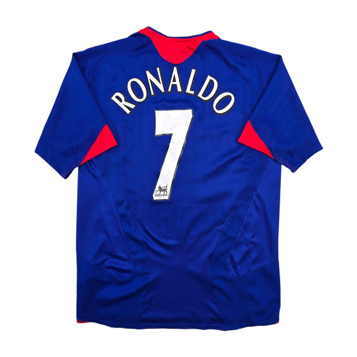 2005/06 Manchester United Away Football Shirt (M) Nike #7 Ronaldo - Football Finery - FF307632