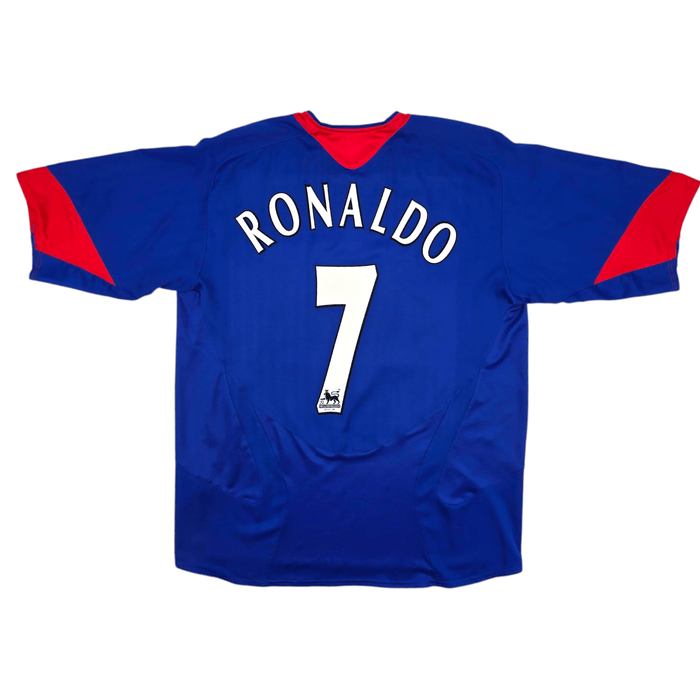 2005/06 Manchester United Away Football Shirt (XL) Nike #7 Ronaldo - Football Finery - FF300556