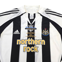 2005/06 Newcastle United Home Football Shirt (XL) Adidas #9 Shearer (Testimonial) - Football Finery - FF307131