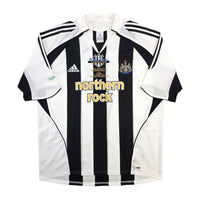 2005/06 Newcastle United Home Football Shirt (XL) Adidas #9 Shearer (Testimonial) - Football Finery - FF307131