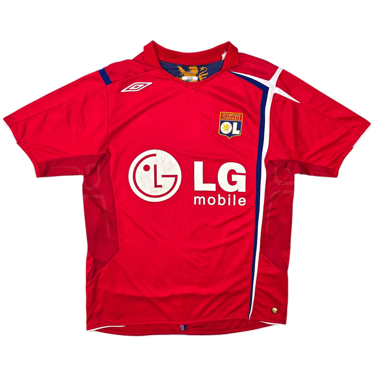 2005/06 Olympique Lyonnais Away Football Shirt (L) Umbro - Football Finery - FF305934