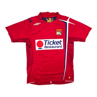 2005/06 Olympique Lyonnais Away Football Shirt (M) Umbro 8 Juninho - Football Finery - FF301128