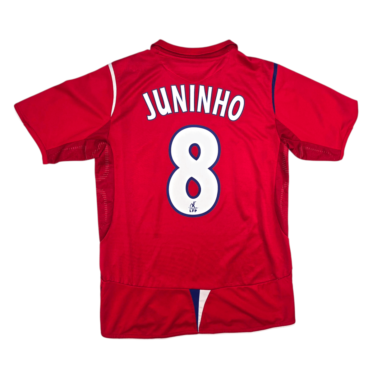 2005/06 Olympique Lyonnais Away Football Shirt (M) Umbro 8 Juninho - Football Finery - FF301128