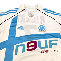 2005/06 Olympique Marseille Home Football Shirt (S) Adidas 7 Ribery - Football Finery - FF302601
