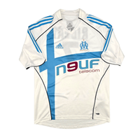 2005/06 Olympique Marseille Home Football Shirt (S) Adidas 7 Ribery - Football Finery - FF302601