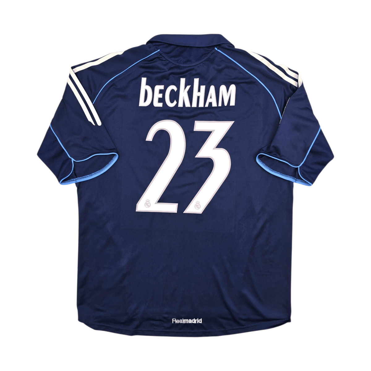 2005/06 Real Madrid Away Football Shirt (L) Adidas 23 Beckham - Football Finery - FF303099