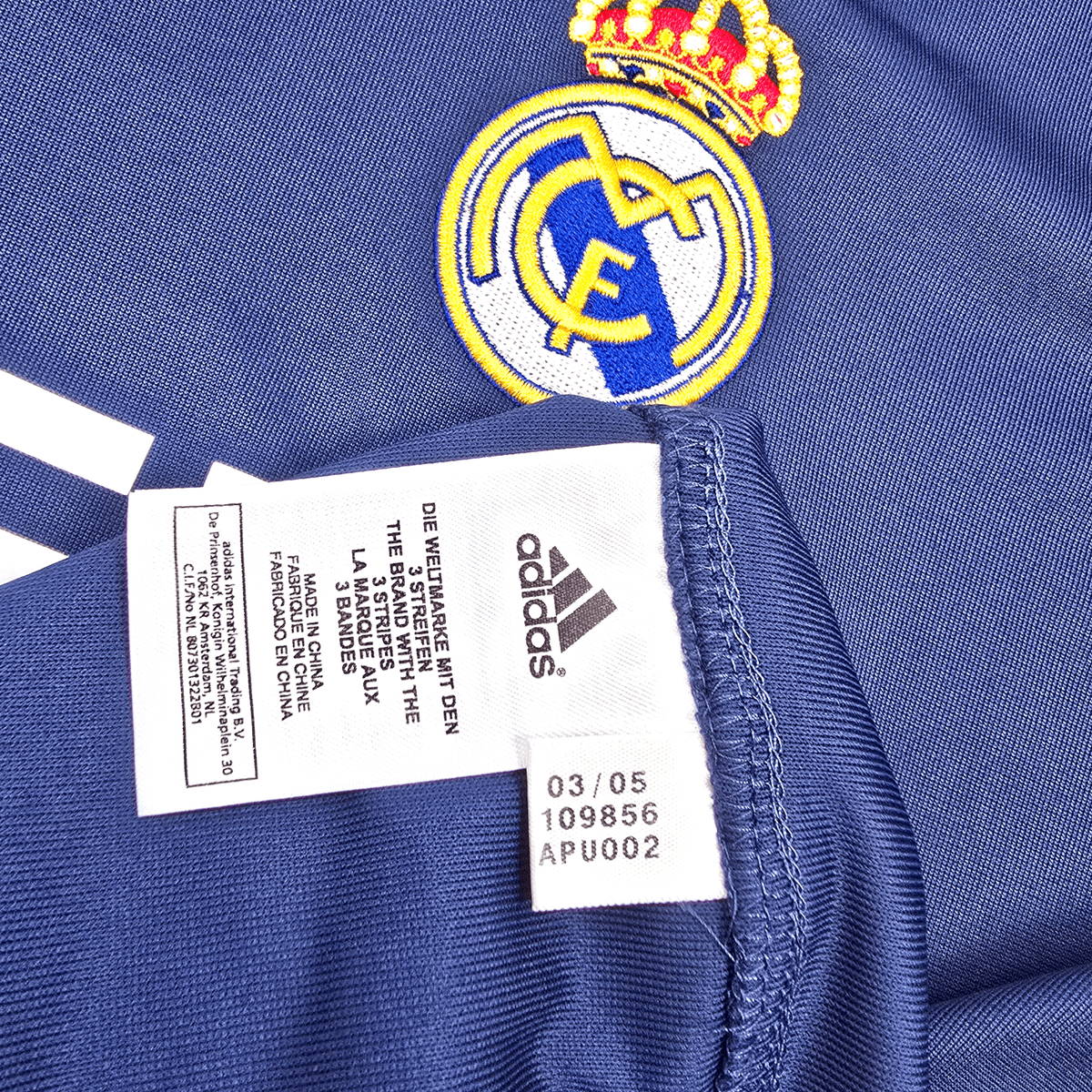 2005/06 Real Madrid Away Football Shirt (L) Adidas 23 Beckham - Football Finery - FF303099