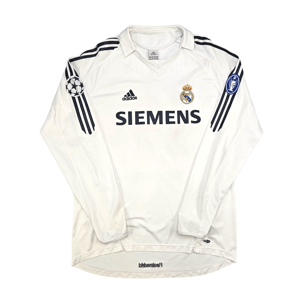 2005/06 Real Madrid Home Football Shirt (L) Adidas 9 Ronaldo - Football Finery - FF302530