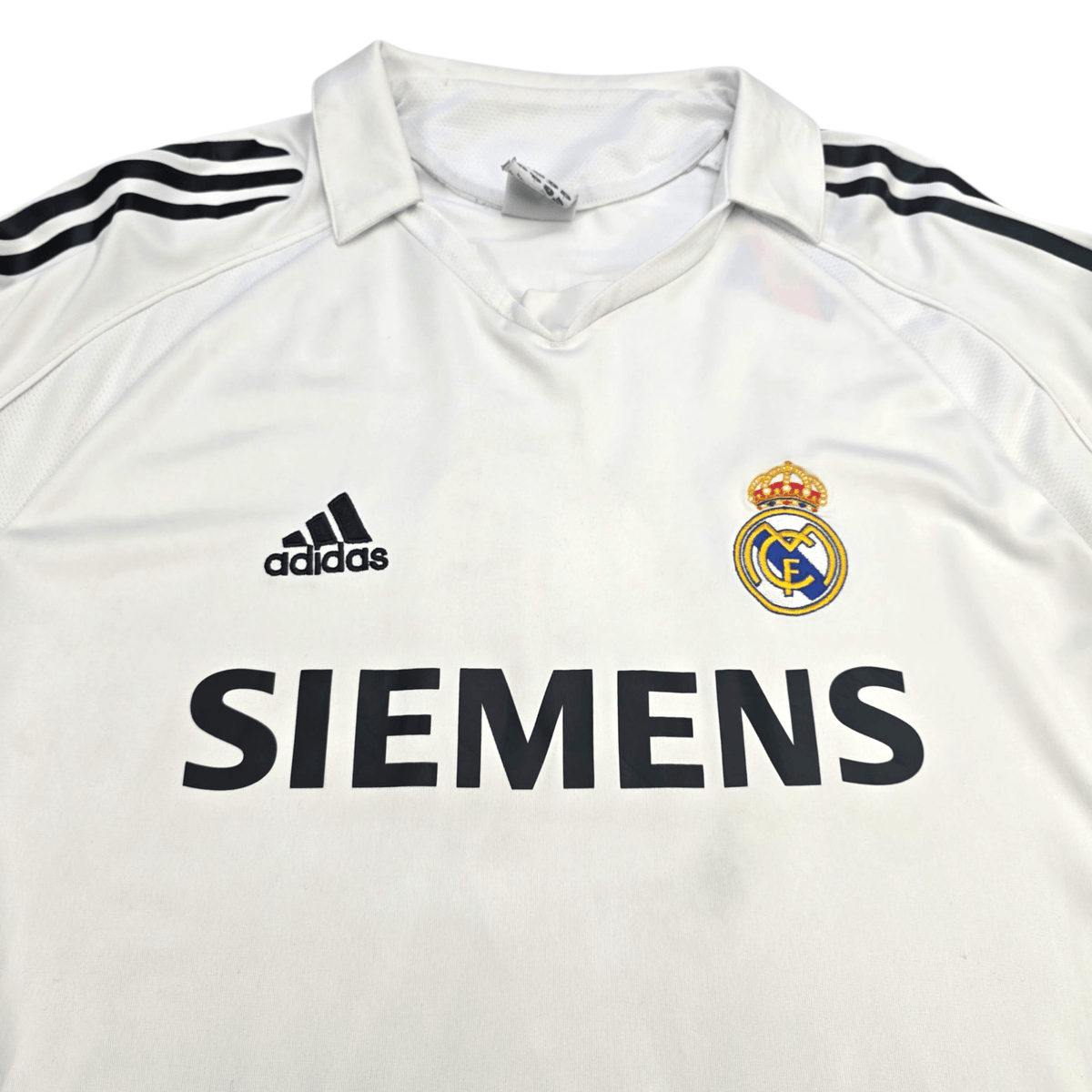 2005/06 Real Madrid Home Football Shirt (L) Adidas 9 Ronaldo - Football Finery - FF302530