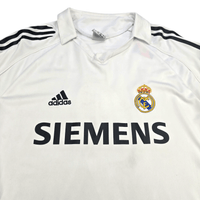 2005/06 Real Madrid Home Football Shirt (L) Adidas 9 Ronaldo - Football Finery - FF302530