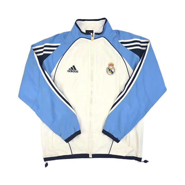 2005/06 Real Madrid Tracksuit Top (M) Adidas - Football Finery - FF204273
