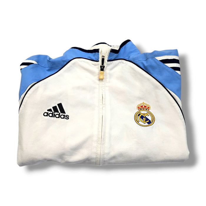 2005/06 Real Madrid Tracksuit Top (M) Adidas - Football Finery - FF204273