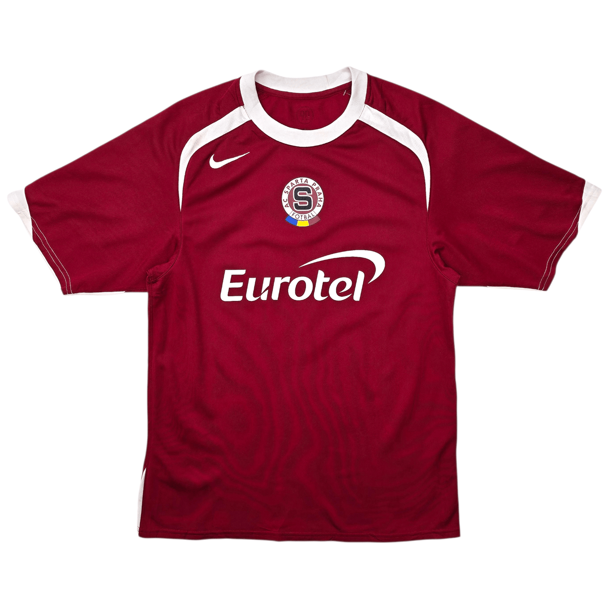 2005/06 Sparta Prague Home Football Shirt (S) Nike 8 Poborsky - Football Finery - FF303053