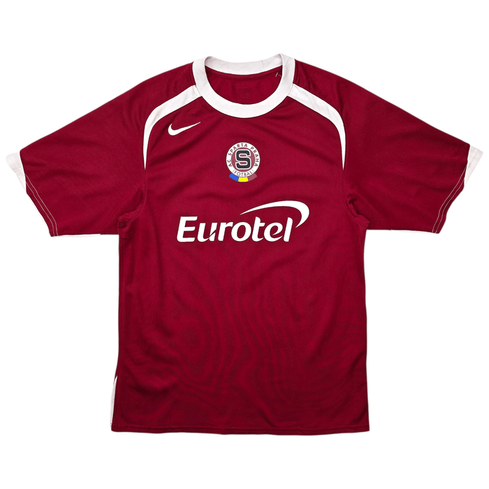 2005/06 Sparta Prague Home Football Shirt (S) Nike 8 Poborsky - Football Finery - FF303053