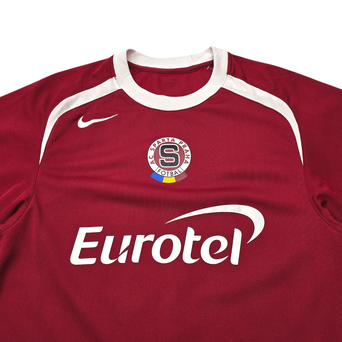 2005/06 Sparta Prague Home Football Shirt (S) Nike 8 Poborsky - Football Finery - FF303053