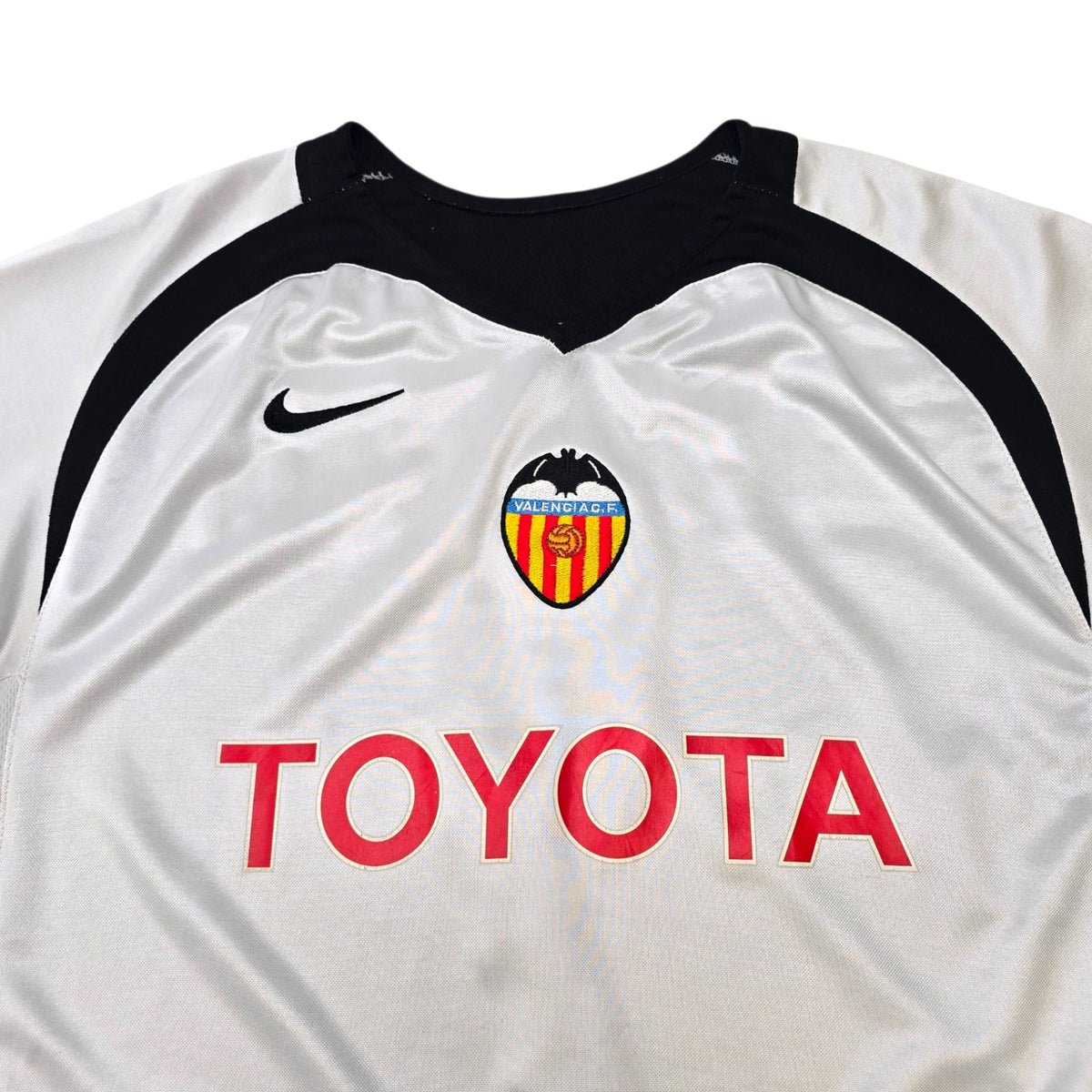 2005/06 Valencia Home Football Shirt (L) Nike 7 David Villa - Football Finery - FF305988