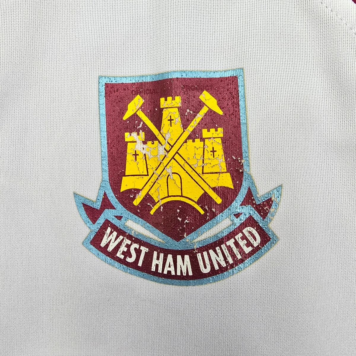 2005/06 West Ham United Away Football Shirt (XL) Reebok 9 Ashton - Football Finery - FF306085