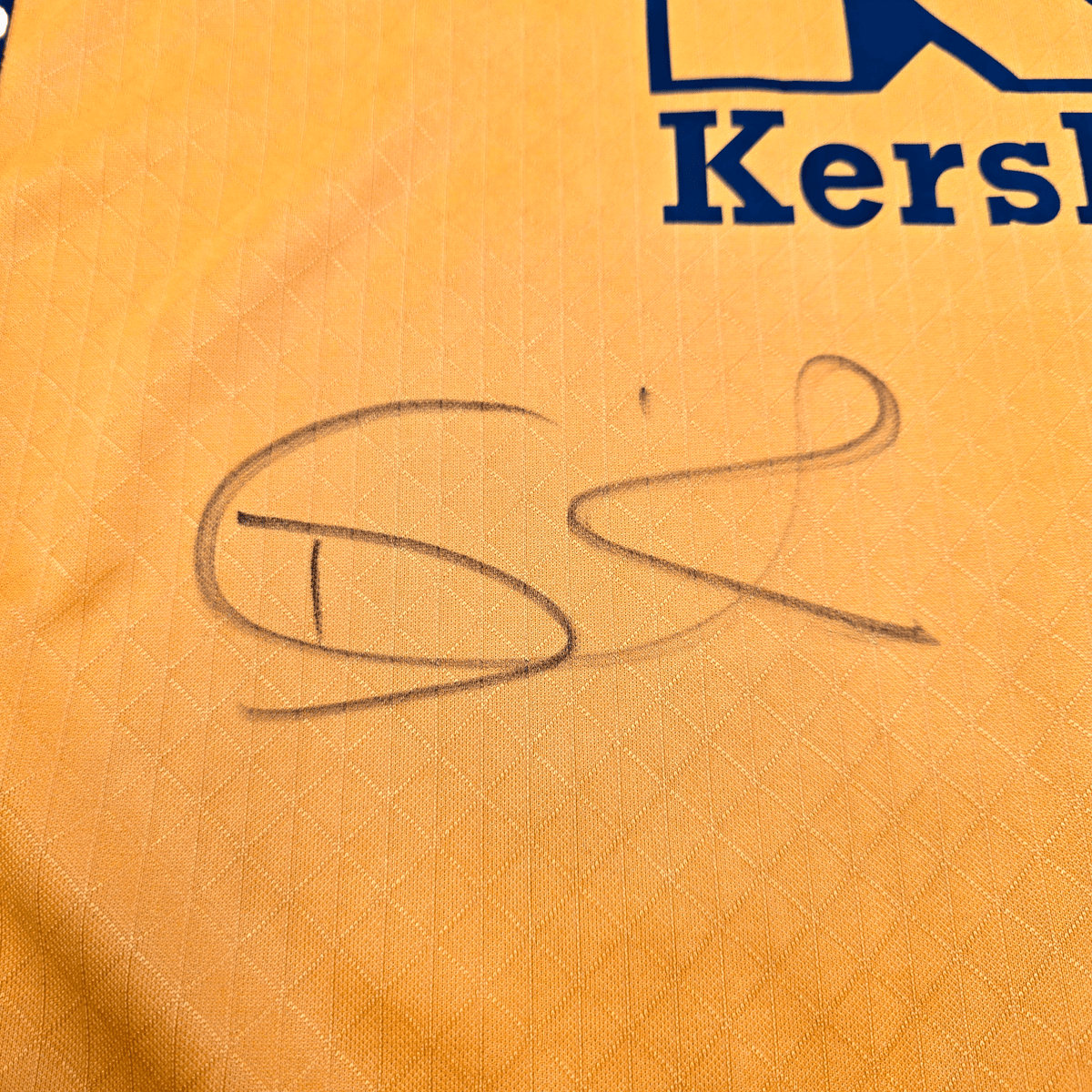 2005/07 Cambridge United Home Football Shirt (L) Sporta 16 Quinton (Matchworn / Signed) - Football Finery - FF303757