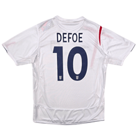 2005/07 England Home Football Shirt (L) Umbro 10 Defoe - Football Finery - FF304126
