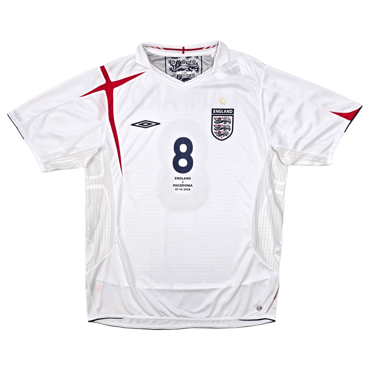 2005/07 England Home Football Shirt (L) Umbro 8 Lampard (Player Edition | BNWTs) - Football Finery - FF304129