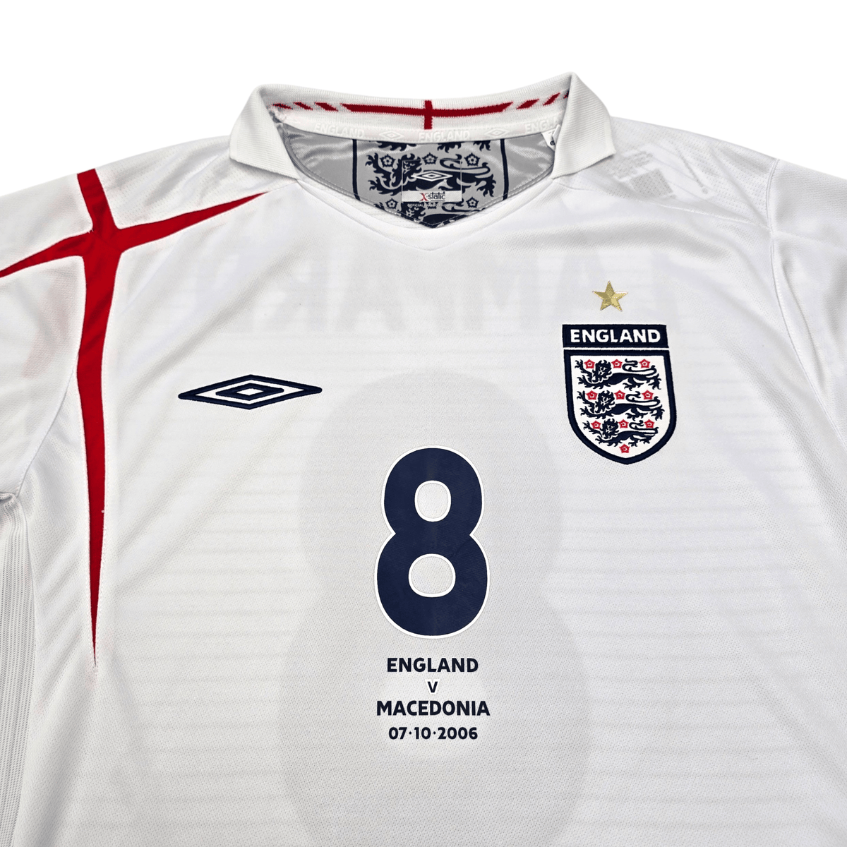 2005/07 England Home Football Shirt (L) Umbro 8 Lampard (Player Edition | BNWTs) - Football Finery - FF304129