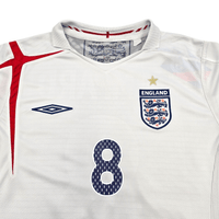 2005/07 England Home Football Shirt (M) Umbro 8 Lampard - Football Finery - FF303358