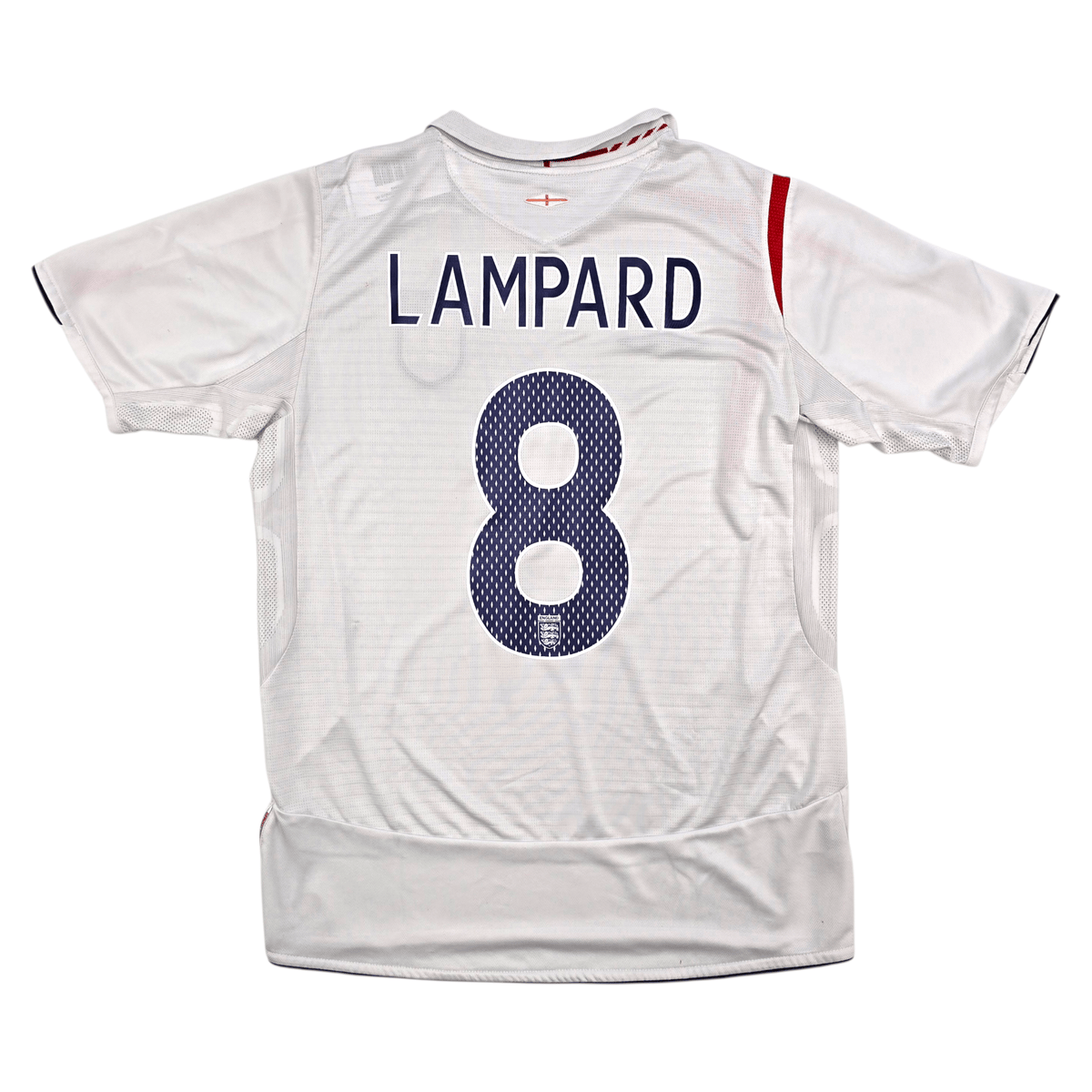 2005/07 England Home Football Shirt (M) Umbro 8 Lampard - Football Finery - FF303358