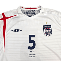 2005/07 England Home Football Shirt (XL) Umbro 5 Ferdinand (BNWTs) - Football Finery - FF304125