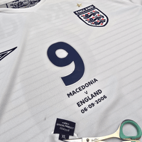 2005/07 England Home Football Shirt (XL) Umbro 9 Crouch - Football Finery - FF304132
