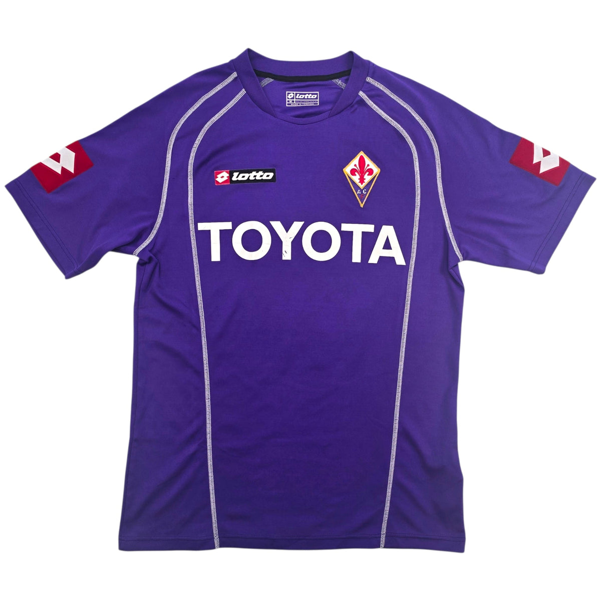 2005/07 Fiorentina Home Football Shirt (M) Lotto 30 Toni - Football Finery - FF306866