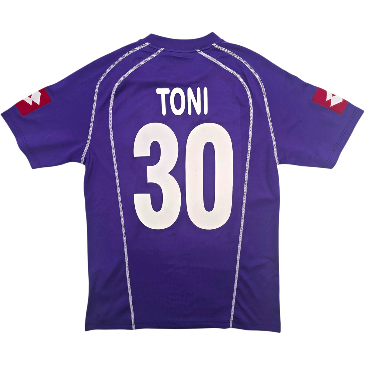 2005/07 Fiorentina Home Football Shirt (M) Lotto 30 Toni - Football Finery - FF306866