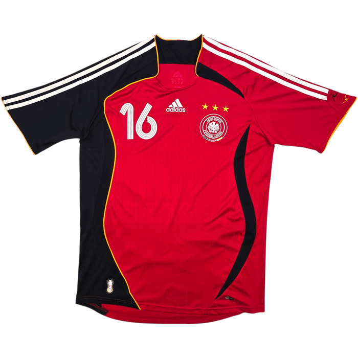 2005/07 Germany Away Football Shirt (M) Adidas 16 Lahm - Football Finery - FF305746