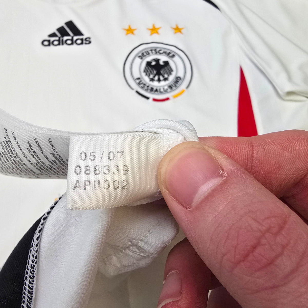 2005/07 Germany Home Football Shirt (S) Adidas - Football Finery - FF304274