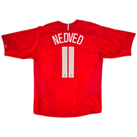 2005/07 Juventus Away Football Shirt (L) Nike 11 Nedved - Football Finery - FF301170