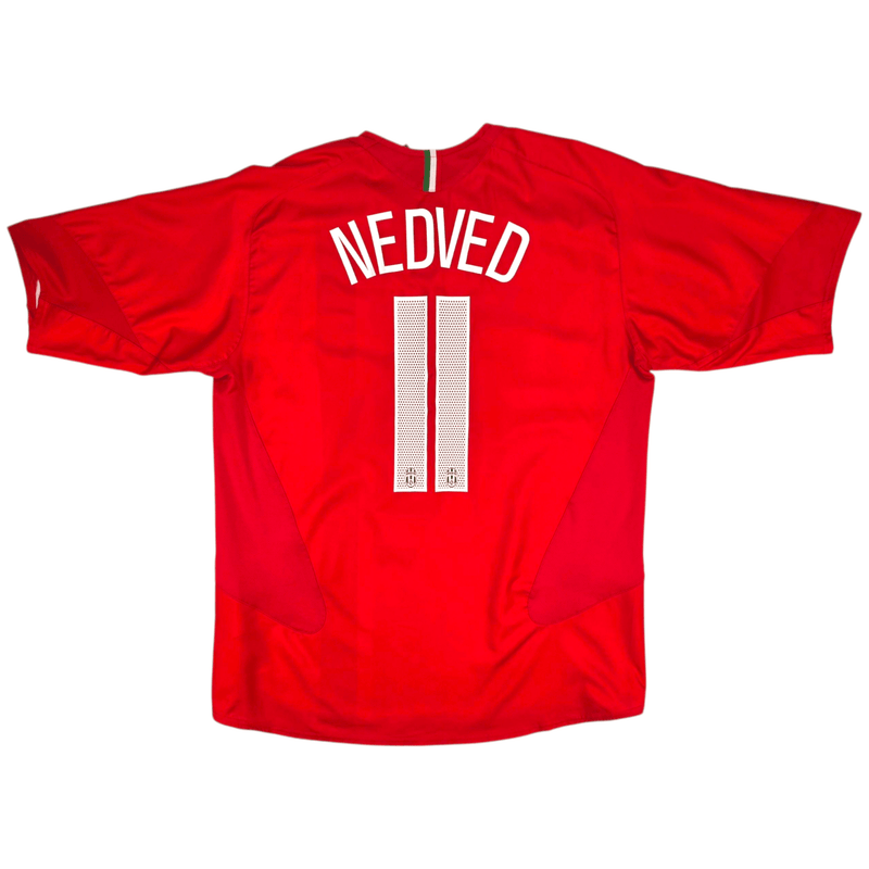 2005/07 Juventus Away Football Shirt (L) Nike 11 Nedved - Football Finery - FF301170