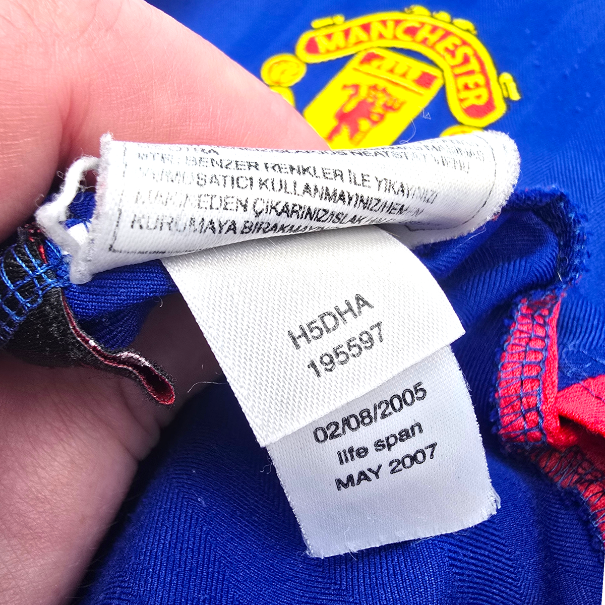 2005/07 Manchester United Third Football Shirt (L) Nike - Football Finery - FF303098