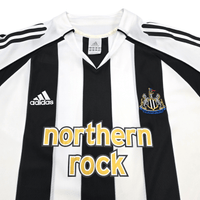 2005/07 Newcastle United Home Football Shirt (2XL) Adidas 9 Shearer - Football Finery - FF302717