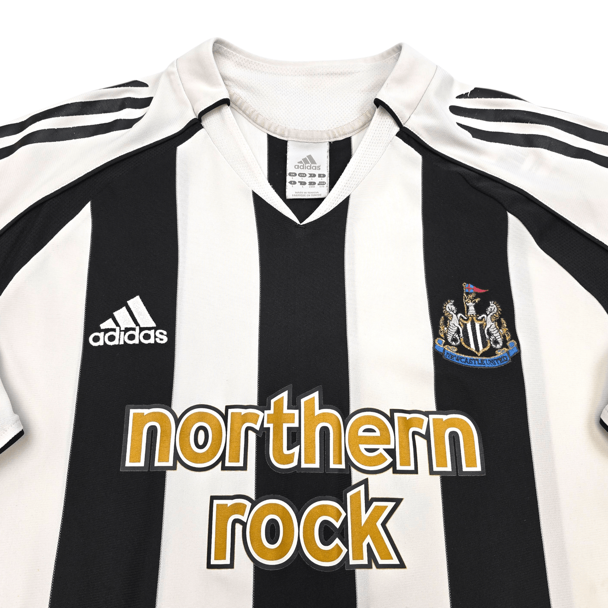 2005/07 Newcastle United Home Football Shirt (L) Adidas - Football Finery - FF304147