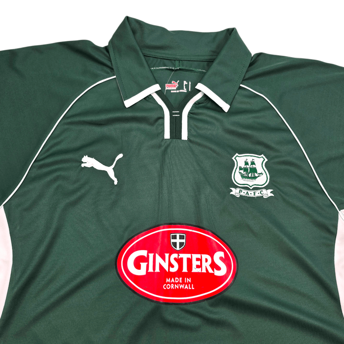 2005/07 Plymouth Argyle Home Football Shirt (L) Puma - Football Finery - FF302157