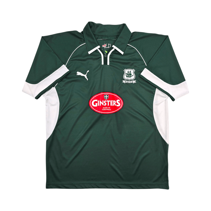 2005/07 Plymouth Argyle Home Football Shirt (L) Puma - Football Finery - FF302157