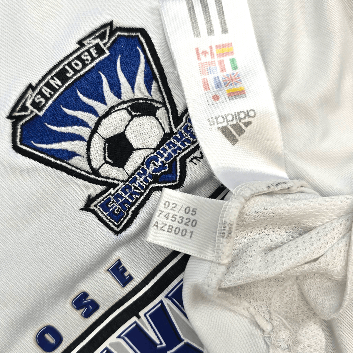 2005/07 San Jose Earthquakes Away Football Shirt (XL) Adidas - Football Finery - FF302022