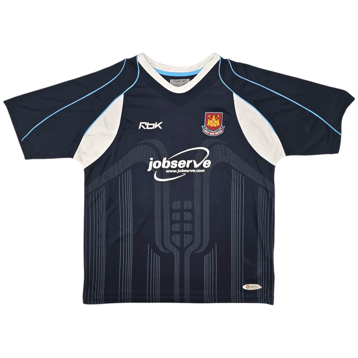 2005/07 West Ham United Away Football Shirt (XL) Reebok 32 Tevez - Football Finery - FF300780